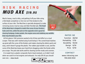 Mud Axe review in Dirt Rider Magazine