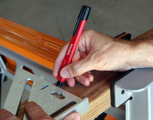 No more sharpening carpenter pencil with Mechanical Carpenter Pencil by STKR Concepts
