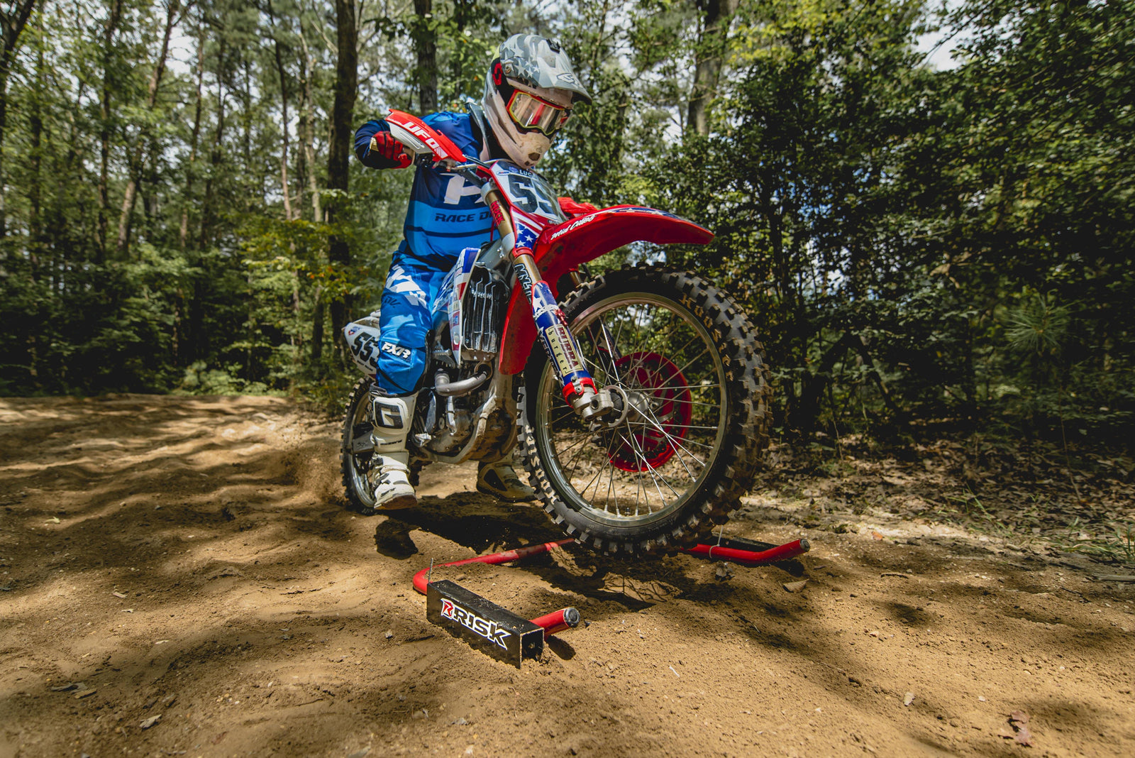 Pro Motocross Racer Brent Rouse trains for the Holeshot - Risk Racing