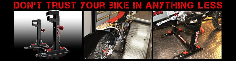 Risk Lock-N-Load Strapless Motocross Transport System - Don't trust your bike in anything less