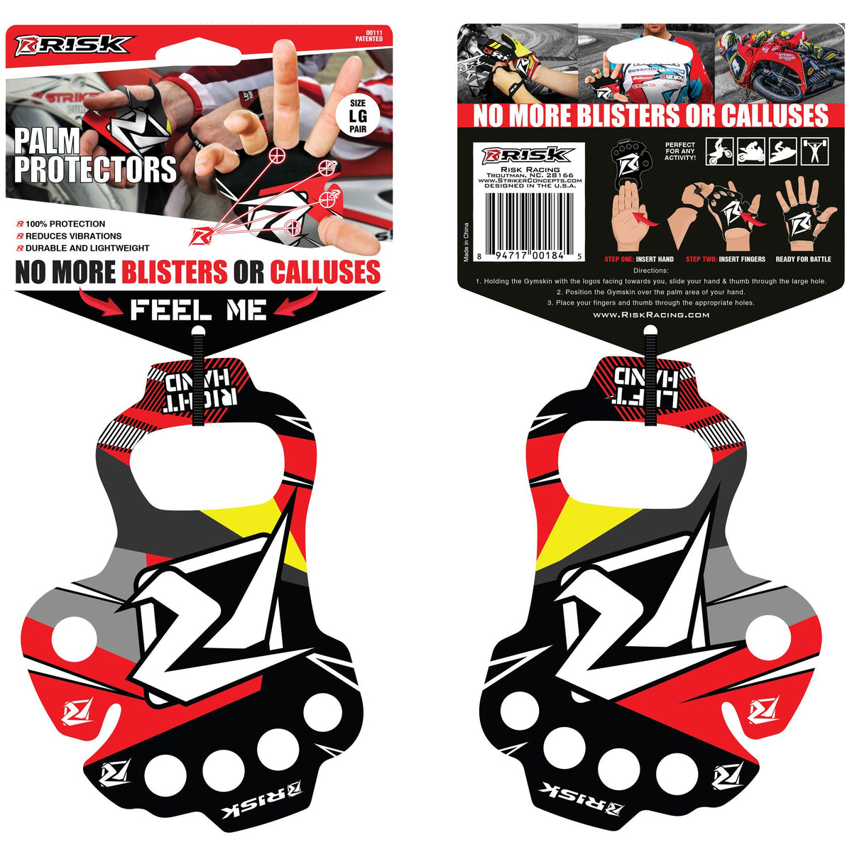 Palm Protectors-Leichte Blister-Schutzhandschuhe